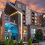 liv apartments entry construction project