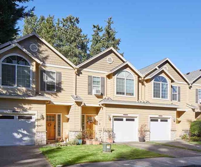 Eagle Ridge townhomes exterior view
