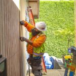 Fire restoration work on on family residence
