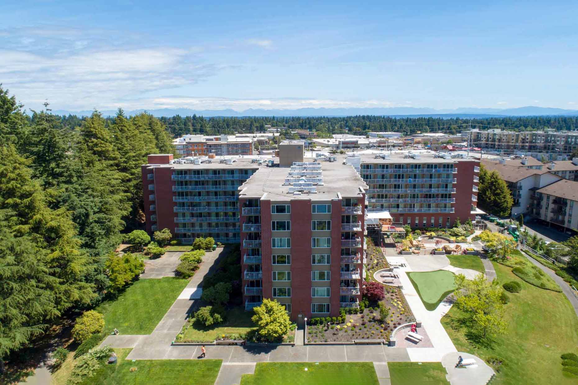 four-freedoms-seattle-senior-re-pipe Four Freedoms Seattle senior living drone view 2