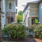 Melrose court exterior improvement work