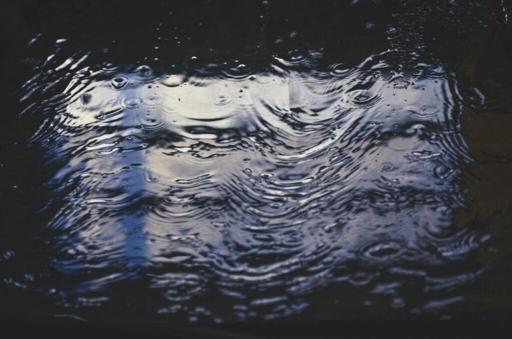 Flood waters