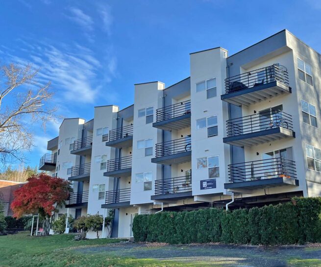 The U Apartments exterior repairs completed